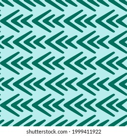 vector pattern from a field such as a direction symbol that points in one direction with a size that is getting bigger or smaller, with a green color combination, easy editing to change color