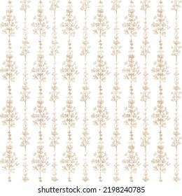 Vector pattern of fir forest,Christmas firs seamless pattern. winter holiday decoration, white on yellow christmas trees backg
