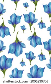 Vector pattern with floral theme. Background with flowers and leaves. Backdrop for greeting cards, posters, banners, and placards.