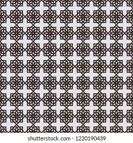Vector. Pattern. Flower pattern. Geometric.