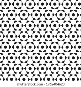 Vector pattern flower shaped hexagon, color gray