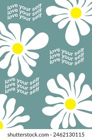 vector  pattern flower for t-shirt or  background 