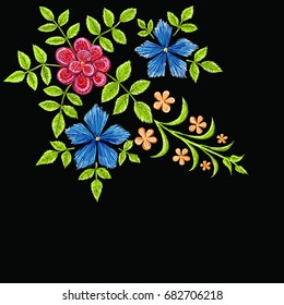 The Vector pattern flower for T-shirt design or outwear and or material.
