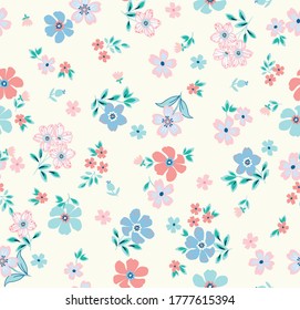 vector pattern flowers graphic design