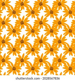 Vector, a pattern from flowers. For printing on fabric.