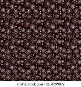 Vector, a pattern from flowers. For printing on fabric.