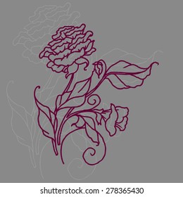 Vector pattern of flowers for your design