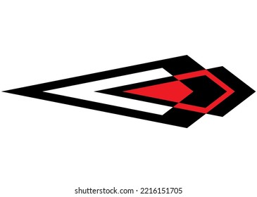 Vector pattern in the form of an arrow for a sports car, motorcycle, boat, toy, sticker on the vehicle. Print on sportswear.
Vector design element. Vector background.