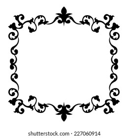 vector pattern frame