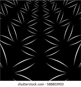 Vector pattern, geometric background black and white.