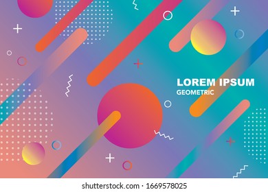 Vector pattern geometric background colorful gradien. EPS10.