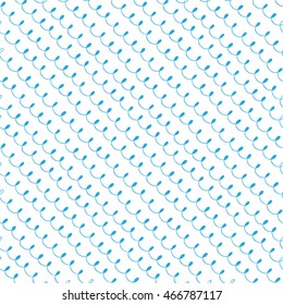 Vector pattern. Geometric blue background