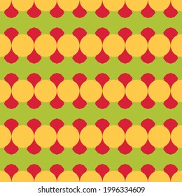 vector pattern geometric circles and round fields arranged regularly