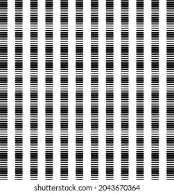 vector pattern in geometric ornamental style. Black and white pattern.