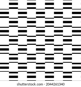 vector pattern in geometric ornamental style. Black and white pattern.
