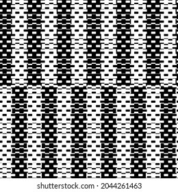 vector pattern in geometric ornamental style. Black and white pattern.
