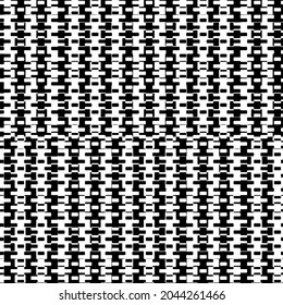 vector pattern in geometric ornamental style. Black and white pattern.

