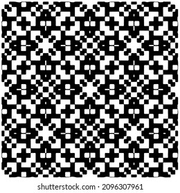 
patrón vectorial en estilo ornamental geométrico. Patrón blanco y negro.