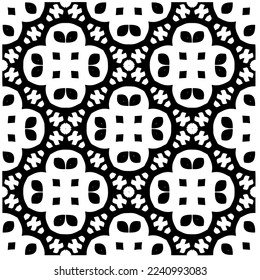 Patrón vectorial en estilo ornamental geométrico. Fondo abstracto en blanco y negro. Patrón de repetición sin inconvenientes.