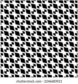 Patrón vectorial en estilo ornamental geométrico. Color blanco y negro.Patrón sin foco.