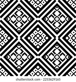 
Vector pattern in geometric ornamental style. Black and white color.
Simple geo all over print block for apparel textile, ladies dress, fashion garment, digital wall paper.