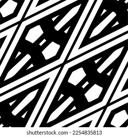 Patrón vectorial en estilo ornamental geométrico. Color negro y blanco.Patrón de repetición sin inconvenientes.Goma simple por todo el bloque de impresión para ropa textil, vestido de señoras, ropa de moda, papel de pared digital.