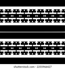 Vector pattern in geometric ornamental style. Black and white color.Seamless repeat pattern.Simple geo all over print block for apparel textile, ladies dress, fashion garment, digital wall paper.