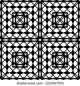 
Vector pattern in geometric ornamental style. Black and white color.Seamless repeat pattern.Simple geo all over print block for apparel textile, ladies dress, fashion garment, digital wall paper.
