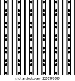 Vector pattern in geometric ornamental style. Black and white color.Seamless repeat pattern.Simple geo all over print block for apparel textile, ladies dress, fashion garment, digital wall paper.