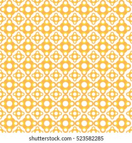Vector pattern - geometric seamless simple yellow and white modern texture mesh. yellow Floral pattern of small flowers. Seamless vector texture. Seamless vintage pattern