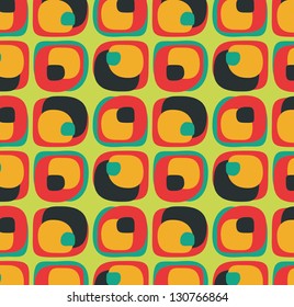 vector pattern of geometric shapes