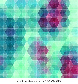 Vector pattern of geometric shapes background. Colorful mosaic banner