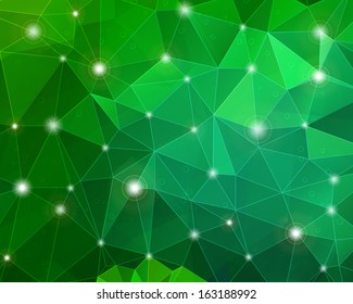 Vector pattern of geometric shapes background. Colorful mosaic banner