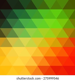 Vector pattern of geometric shapes. Colorful-mosaic-banner. Geometric hipster retro background with place for your text. Retro triangle background
