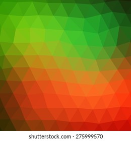 Vector pattern of geometric shapes. Colorful-mosaic-banner. Geometric hipster retro background with place for your text. Retro triangle background