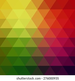 Vector pattern of geometric shapes. Colorful-mosaic-banner. Geometric hipster retro background with place for your text. Retro triangle background