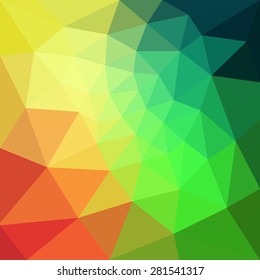 Vector pattern of geometric shapes. Colorful-mosaic-banner. Geometric hipster retro background with place for your text. Retro triangle background