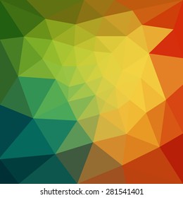 Vector pattern of geometric shapes. Colorful-mosaic-banner. Geometric hipster retro background with place for your text. Retro triangle background