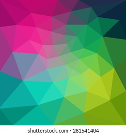 Vector pattern of geometric shapes. Colorful-mosaic-banner. Geometric hipster retro background with place for your text. Retro triangle background