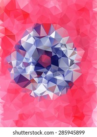 Vector pattern of geometric shapes. Colorful-mosaic-banner.  Geometric hipster retro background with place for your text. Retro triangle background