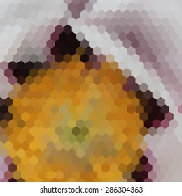Vector pattern of geometric shapes. Colorful-mosaic-banner. Geometric hipster retro background with place for your text. Retro triangle background