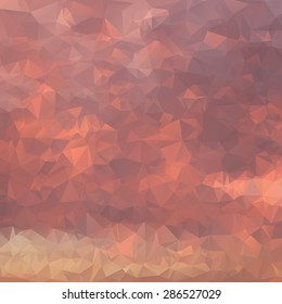 Vector pattern of geometric shapes. Colorful-mosaic-banner. Geometric hipster retro background with place for your text. Retro triangle background