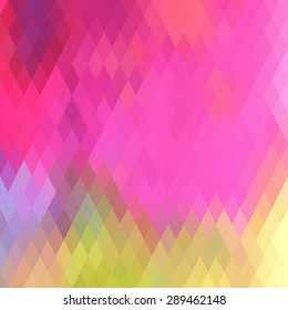 Vector pattern of geometric shapes. Colorful-mosaic-banner. Geometric hipster retro background with place for your text. Retro triangle background