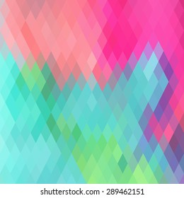 Vector pattern of geometric shapes. Colorful-mosaic-banner. Geometric hipster retro background with place for your text. Retro triangle background