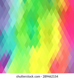 Vector pattern of geometric shapes. Colorful-mosaic-banner. Geometric hipster retro background with place for your text. Retro triangle background