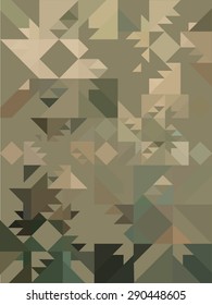 Vector pattern of geometric shapes. Colorful-mosaic-banner. Geometric hipster retro background with place for your text. Retro triangle background
