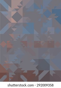 Vector pattern of geometric shapes. Colorful-mosaic-banner. Geometric hipster retro background with place for your text. Retro triangle background