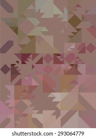 Vector pattern of geometric shapes. Colorful-mosaic-banner. Geometric hipster retro background with place for your text. Retro triangle background