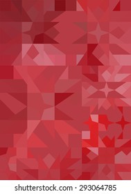 Vector pattern of geometric shapes. Colorful-mosaic-banner. Geometric hipster retro background with place for your text. Retro triangle background