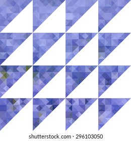 Vector pattern of geometric shapes. Colorful-mosaic-banner. Geometric hipster retro background with place for your text. Retro triangle background